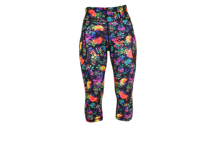 Capri Berry Blast leggings with pockets