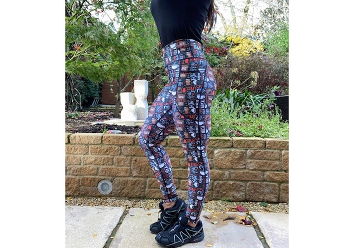 Coffee Morning leggings with pockets