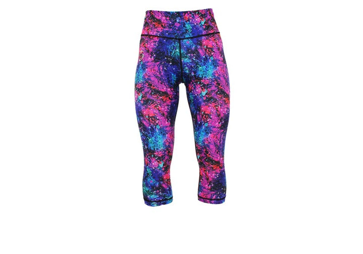 Capri Floral Fantasy leggings with pockets