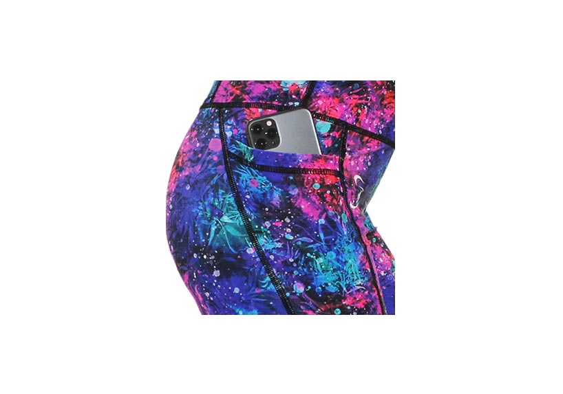 Capri Floral Fantasy leggings with pockets