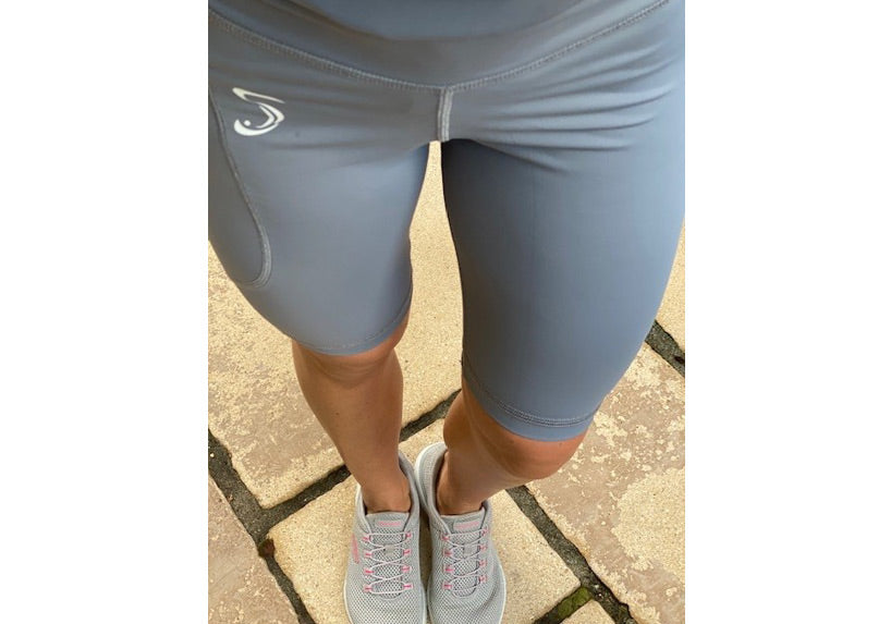 Grey Essentials Long Shorts