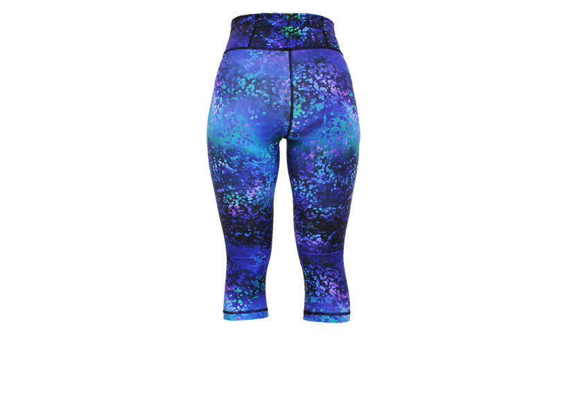 Capri Shimmer Leggings with pockets