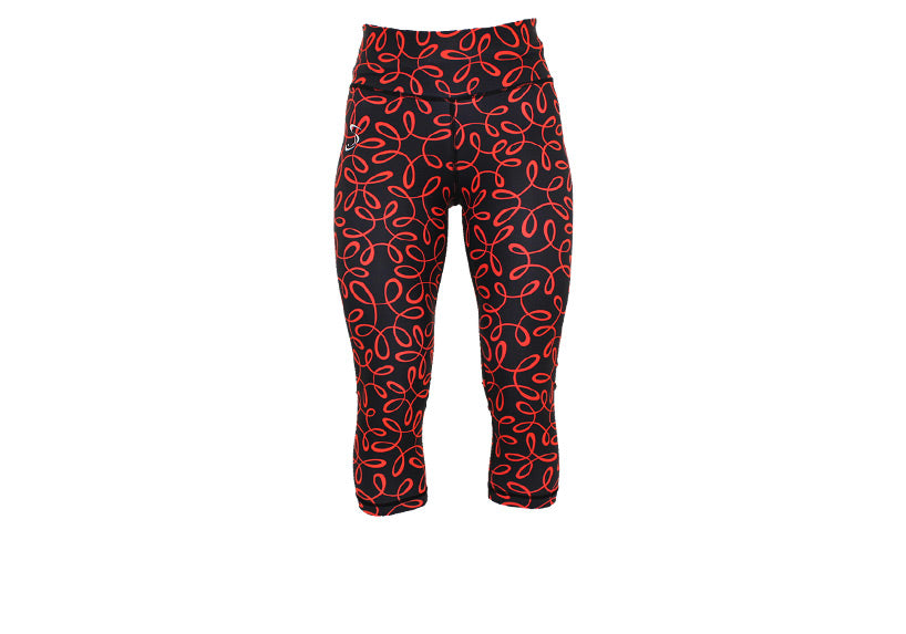 Capri Squiggle leggings with pockets