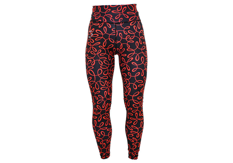 Squiggle leggings with pockets