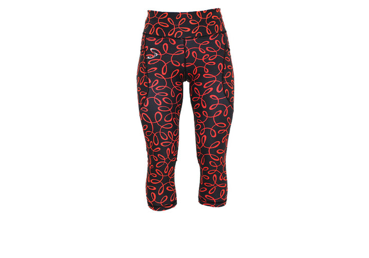 Capri Squiggle leggings with pockets